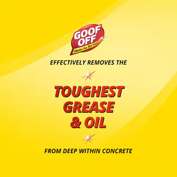 Goof Off 32 Oz. Concrete Cleaner and Oil Stain Remover