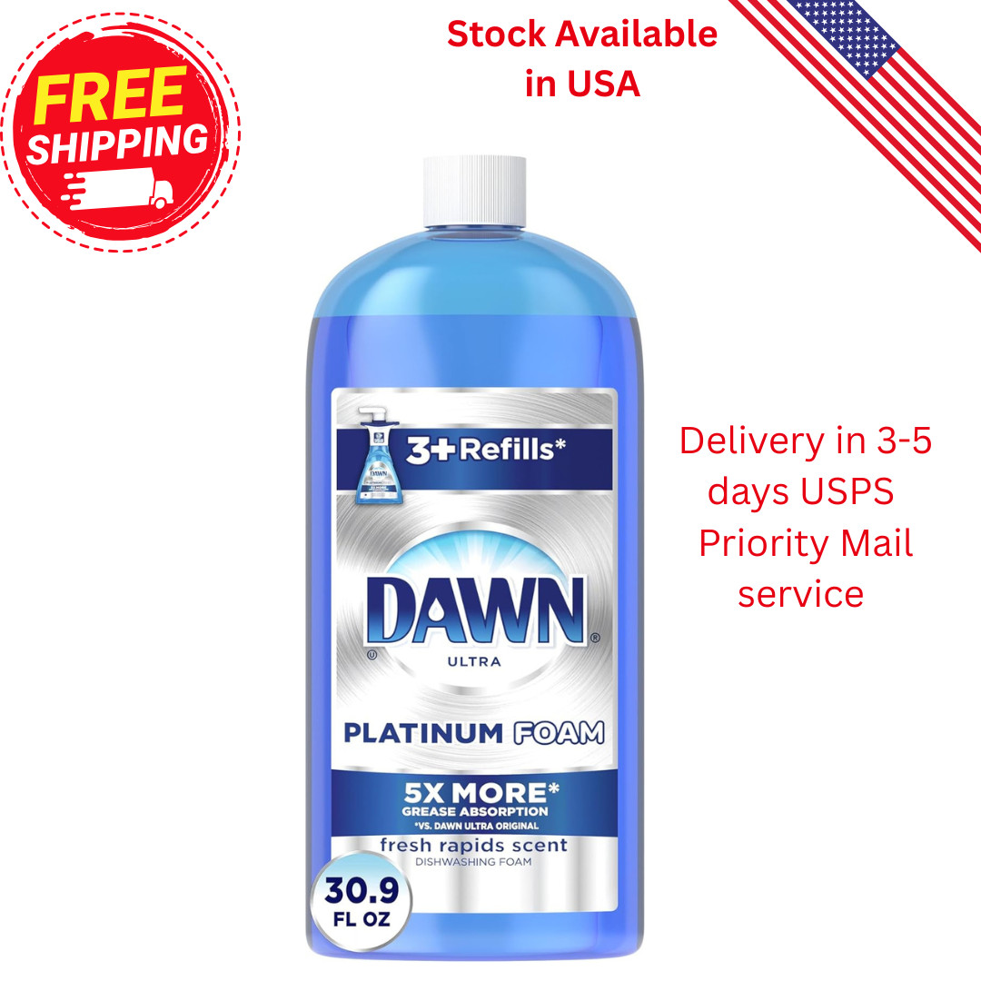 Dawn Dishwashing Soap Foam, Refill, Fresh Rapids Scent, 30.9 Fl oz