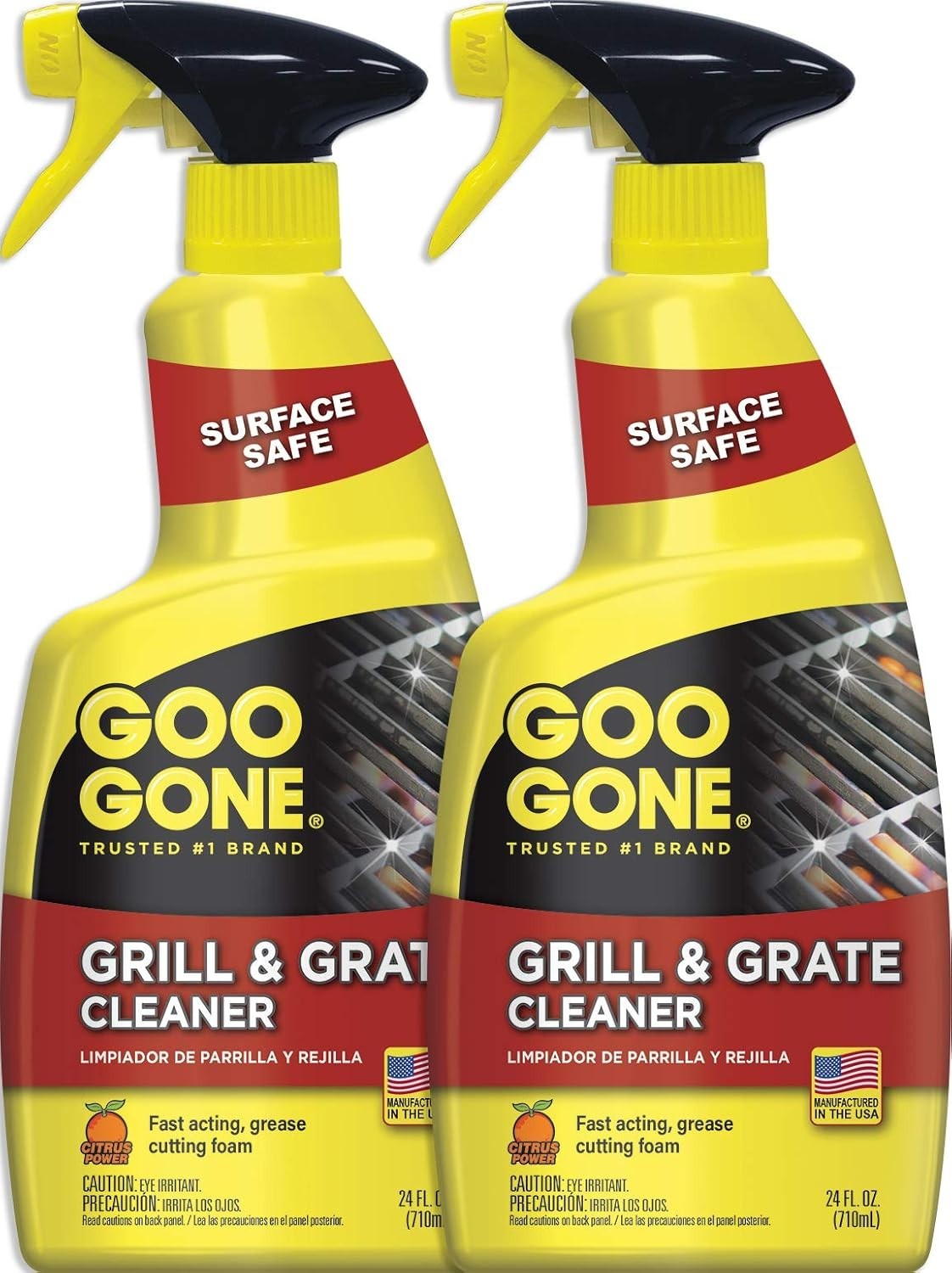 Grill and Grate Cleaner Spray 2 Pack Cleans and Degreases BBQ Cooking Grates …