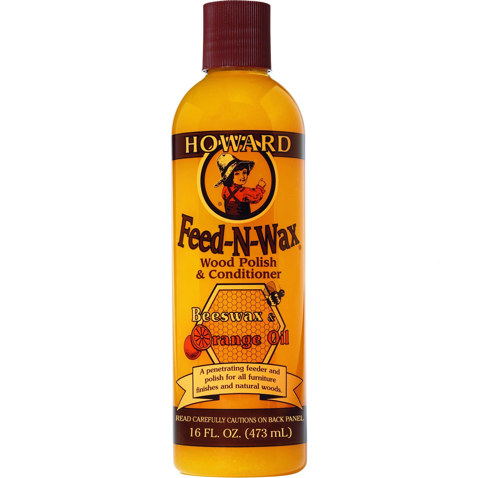 Products FW0016 Wood Polish Conditioner, 16 oz, orange, 16 Fl Oz