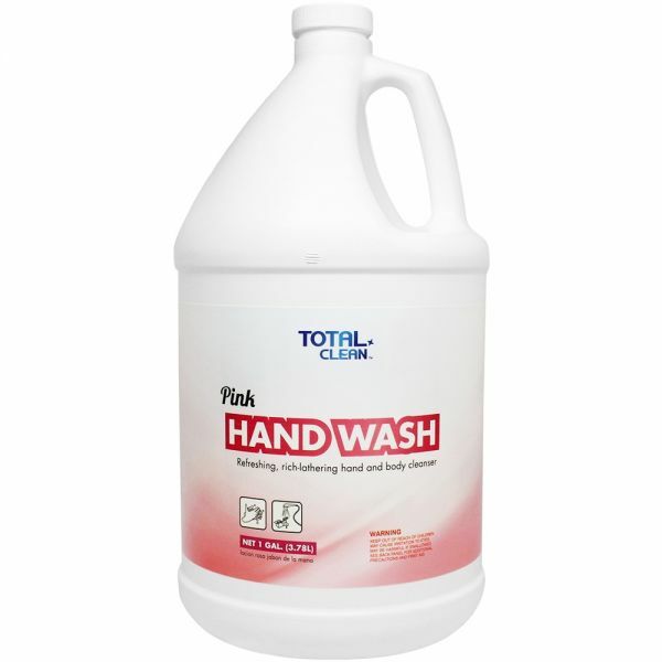Total Clean Pink Hand Wash, 1 Gallon – 4 bottles, TC-HS400