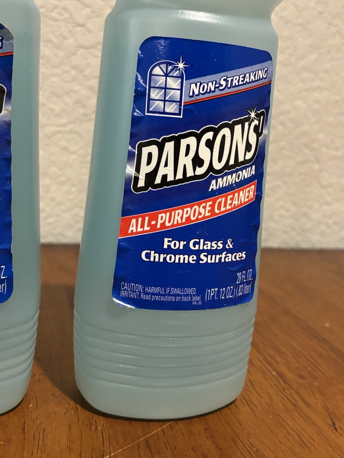 Vintage Parsons Non-Streaking Ammonia Original All Purpose Cleaner 1999 28 Fl Oz