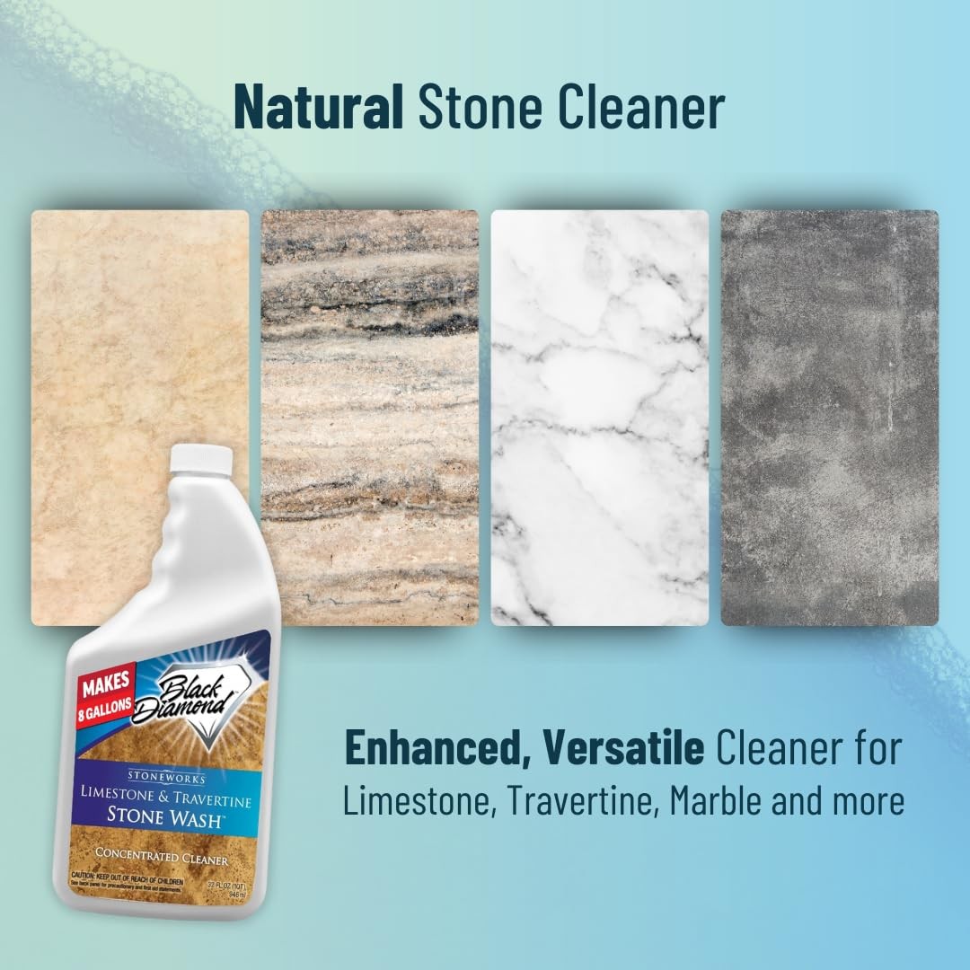Natural Stone Cleaner Limestone Travertine Marble Slate Polished Concrete 1 Quar