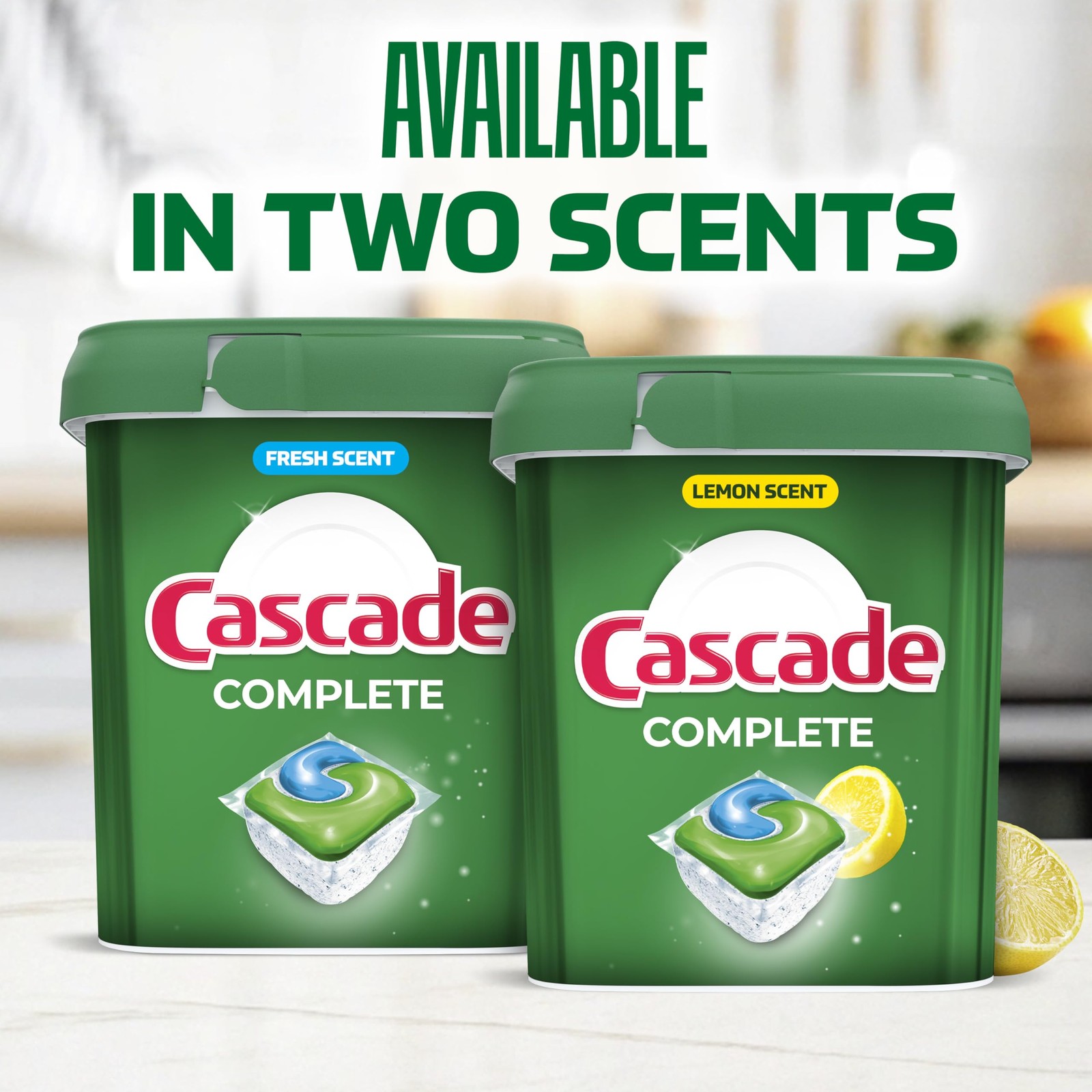 Cascade Complete Dishwasher Pods Fresh Scent ActionPacs Dishwasher Detergent