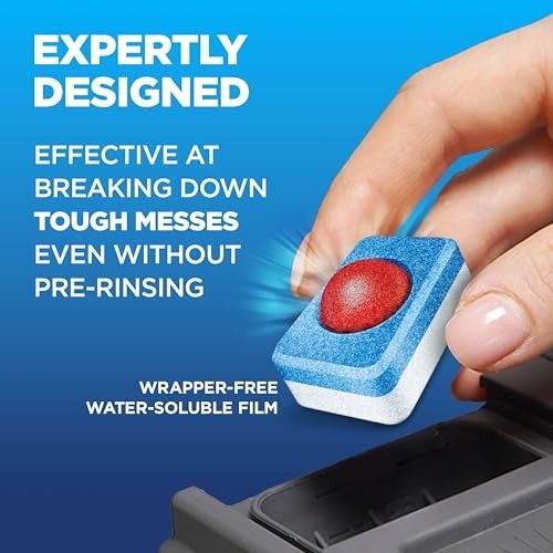 Finish Classic Dishwasher Pods, No Pre-Rinse Dishwasher Detergent Soap for Clean