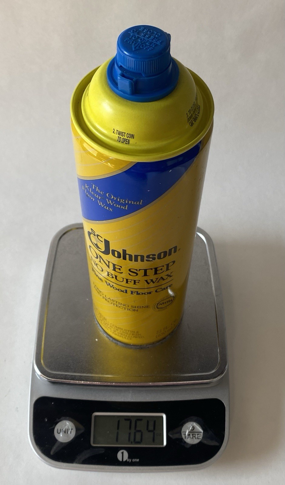 SC Johnson One Step No Buff Wax Fine Wood Floor Care 22 fl oz Discontinued
