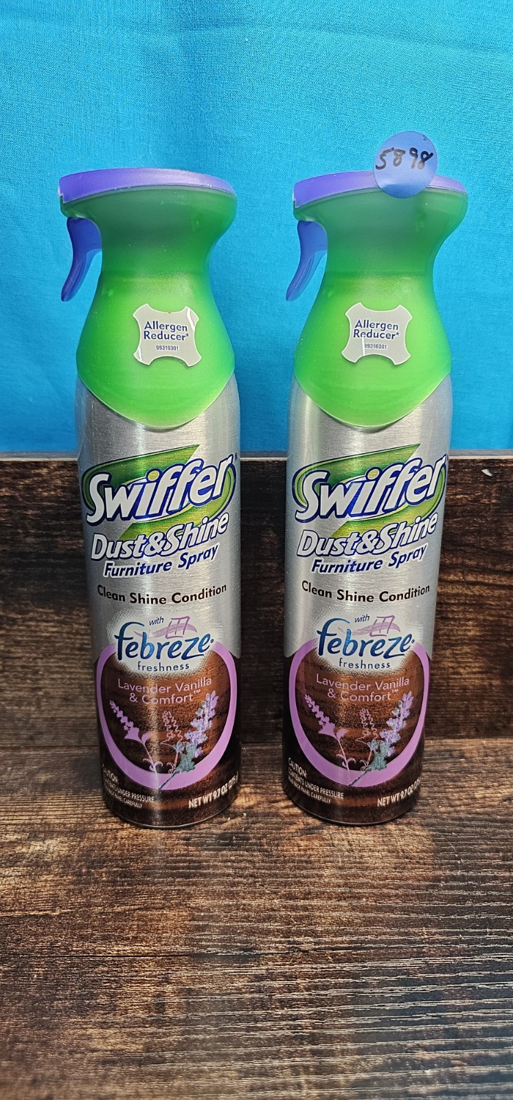 2 Swiffer Dust & Shine MULTI SURFACE Spray Febreze Lavender Vanilla Discontinued