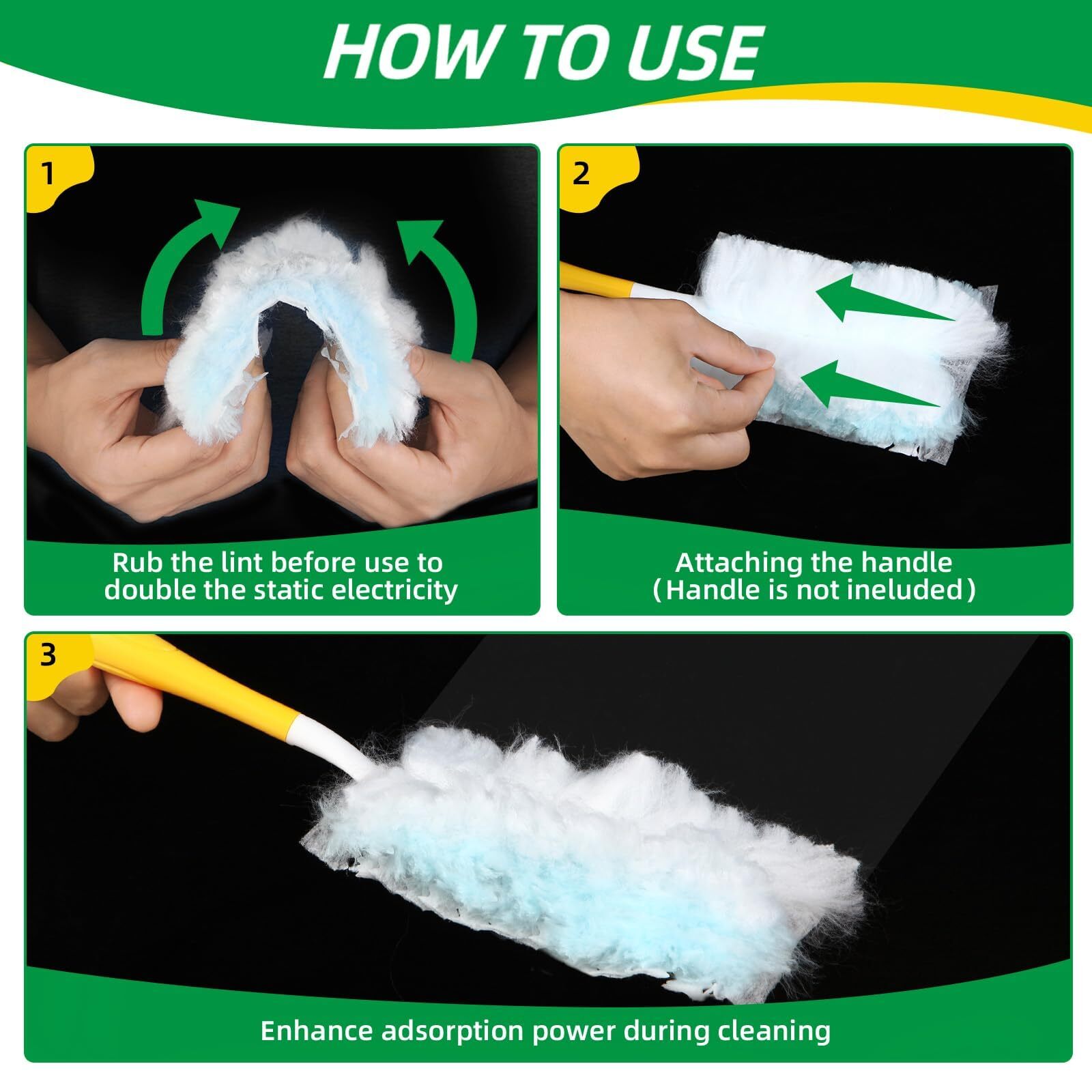 Disposable Duster Refills Compatible with Swiffer for Dusting Electronics 18 PCS