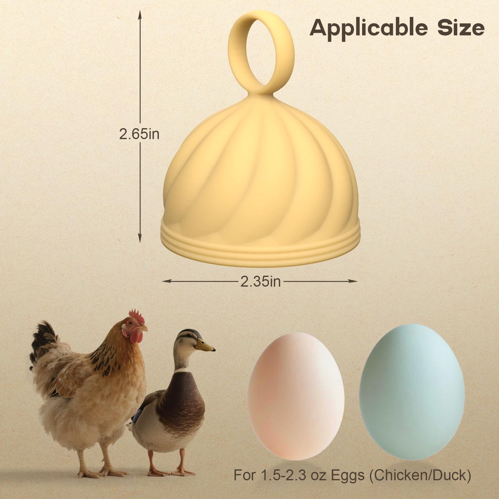 DOID TAG Egg Washer for Fresh Eggs – Upgraded 2.0 Silicone Egg Scrubber | Far…