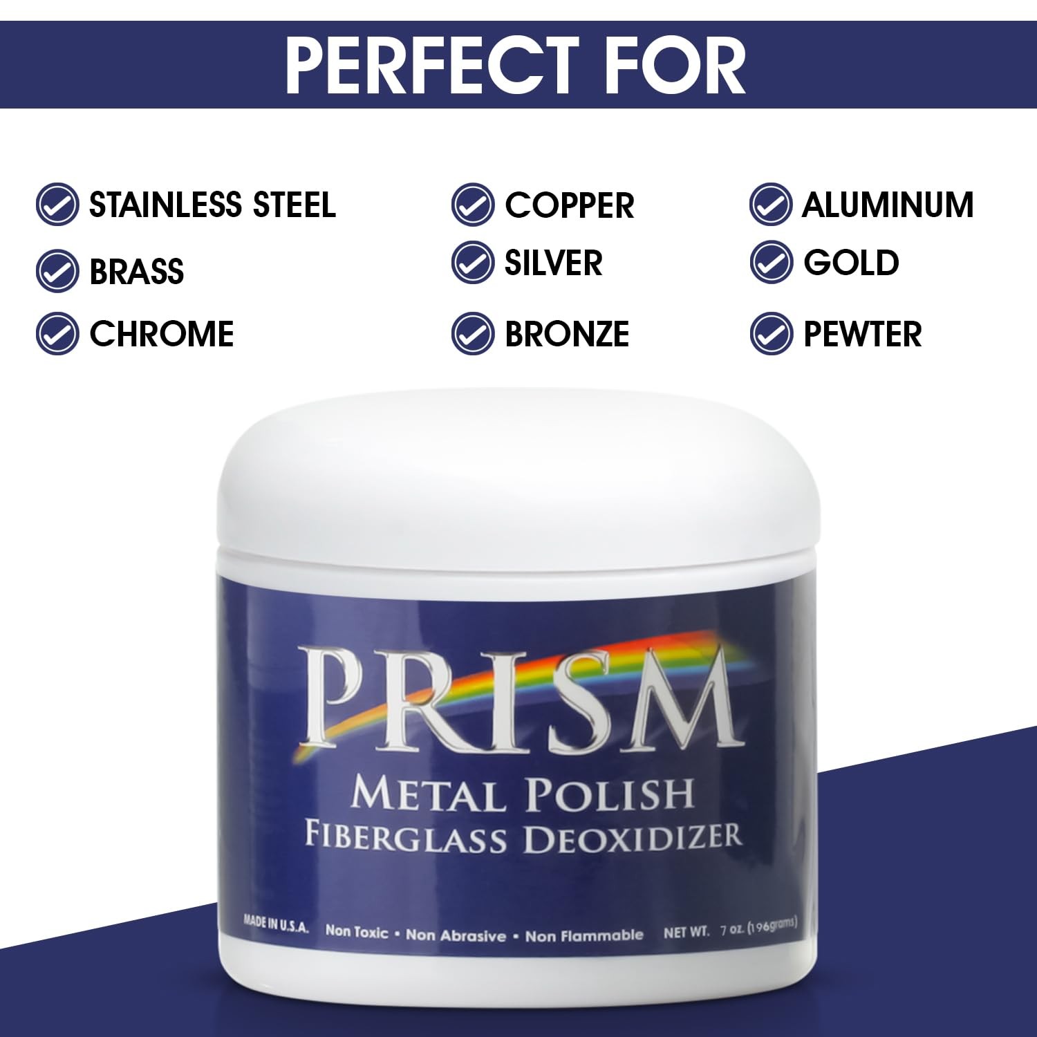 Metal Polish – 7 Ounce: Achieve a Brilliant Shine on Aluminum, Chrome, Stainl…