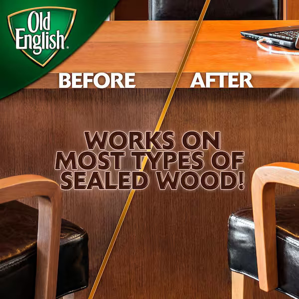 Old English 75144 Scratch Cover For Dark Woods, 8oz Bottle, Wood Polish