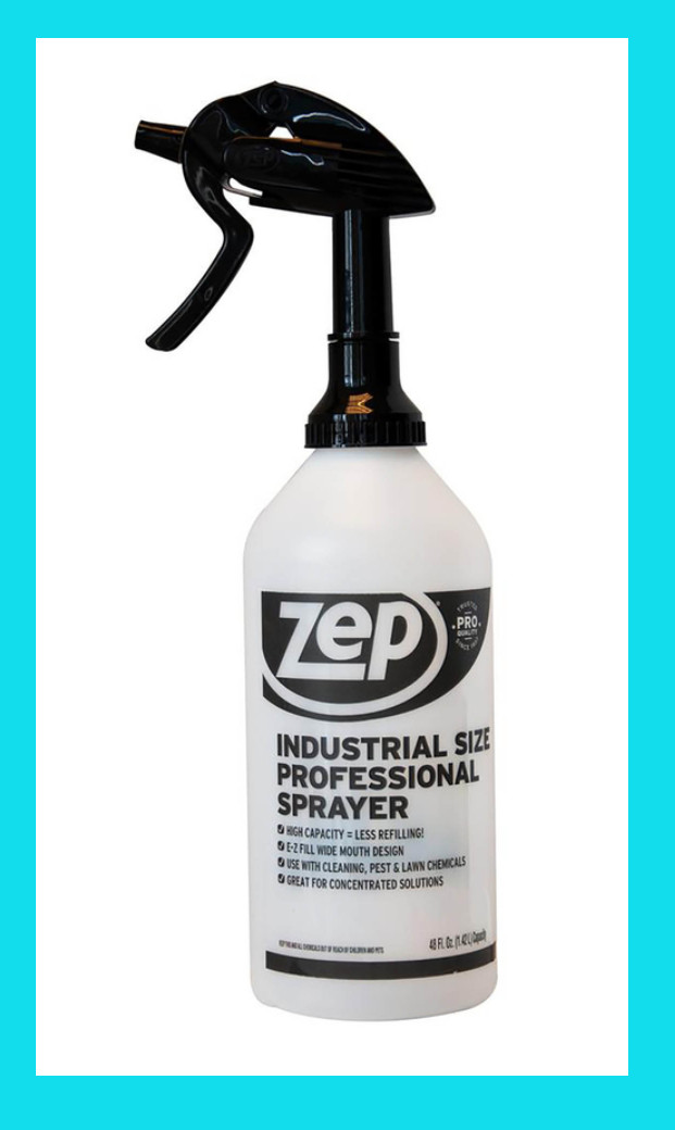 Zep Industrial Size PROFESSIONAL SPRAYER Empty Chemical Spray Bottle LARGE 48oz