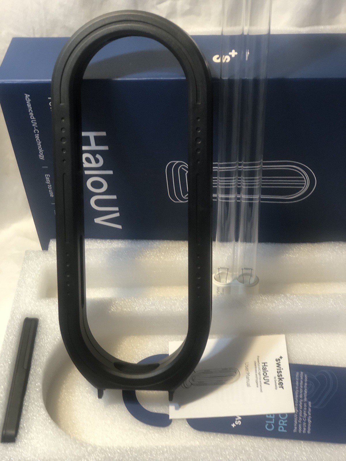 HaloUV Swissker by Swissklip Home Disinfection Device 4 PARTS NewOpenBox