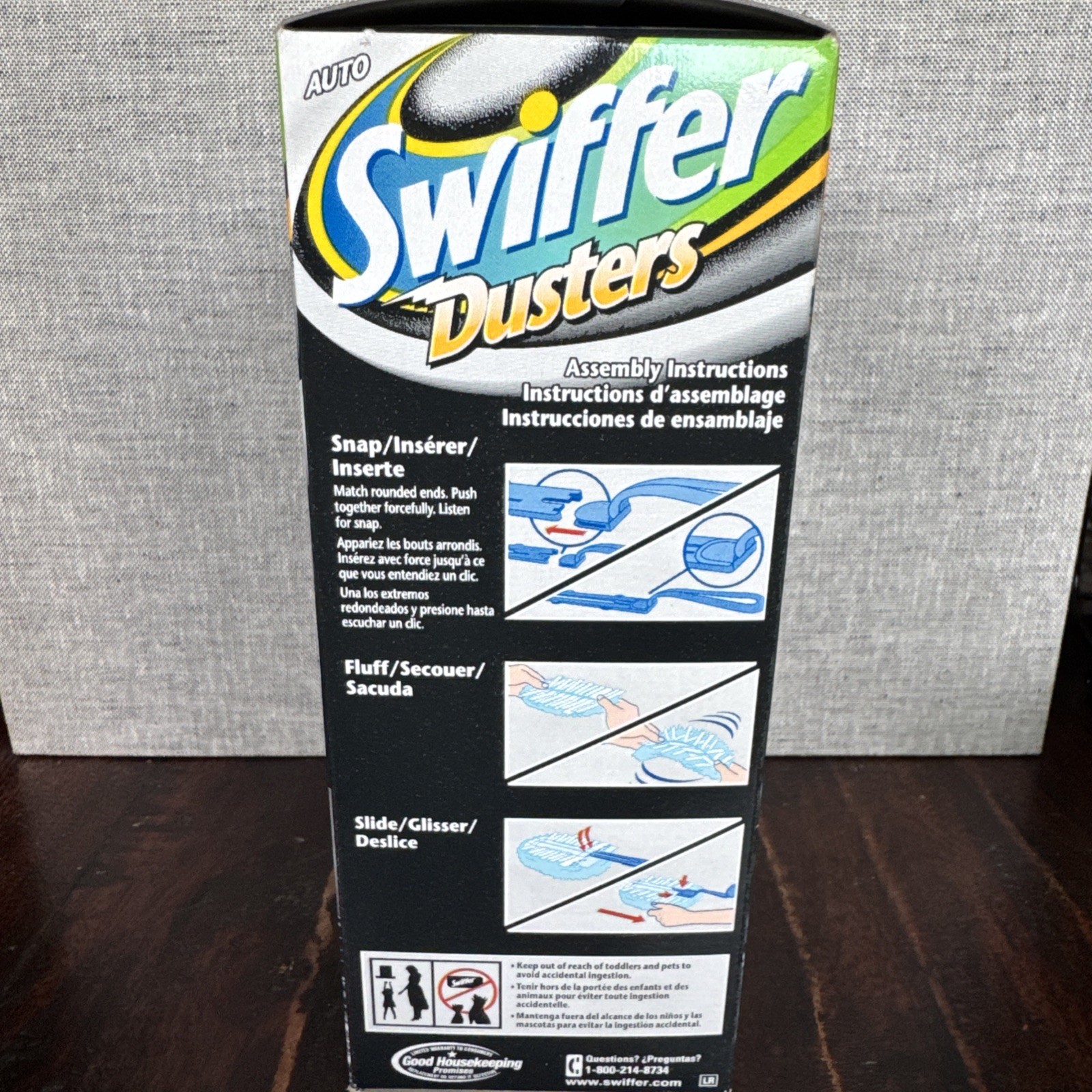 Swiffer Dusters Auto Kit With Disposable Refills Trap Lock 1 Handle + 5 Dusters