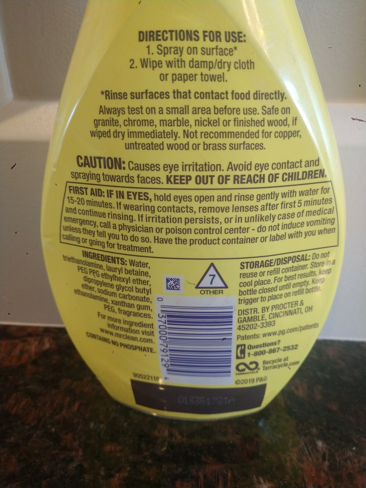 2( Two) of MR. CLEAN Clean Freak Deep Cleaning Mists 16 FL.oz Each