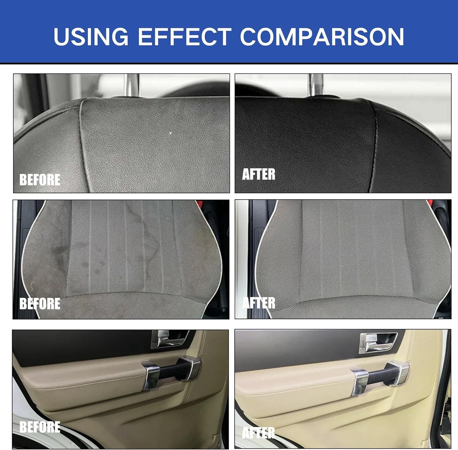 Leader Cleaning and Care Cream, Leather Cleaning Cream for Car In