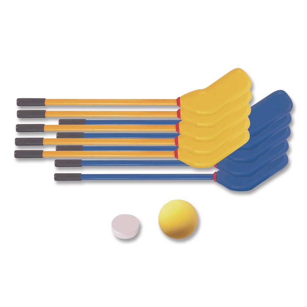 Champion Sports HS10SET 30 in. Sticks/7 in. Ball/4 in. Puck Hockey ST (1-ST) New