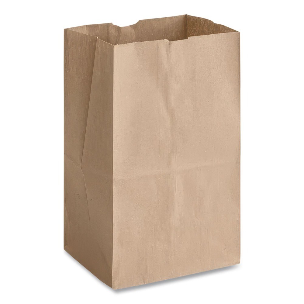 Paper Bags & Sacks GH20S #20 Squat Size Grocery Paper Bags – Kraft (500/BD) New
