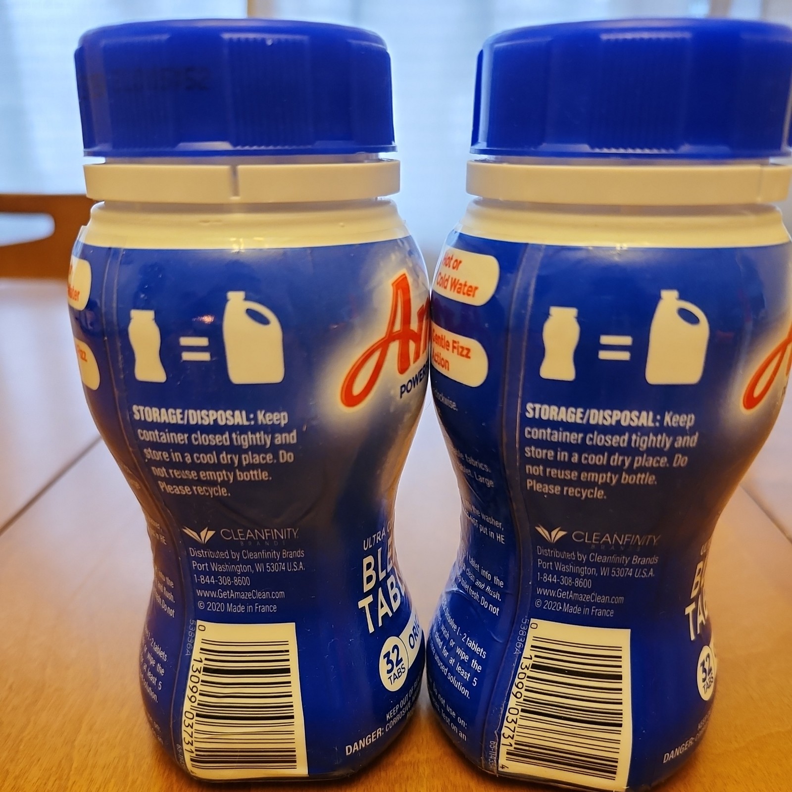 AMAZE Ultra Concentrated Bleach Tablets Original Scent Pack of 2 (64 tablets)