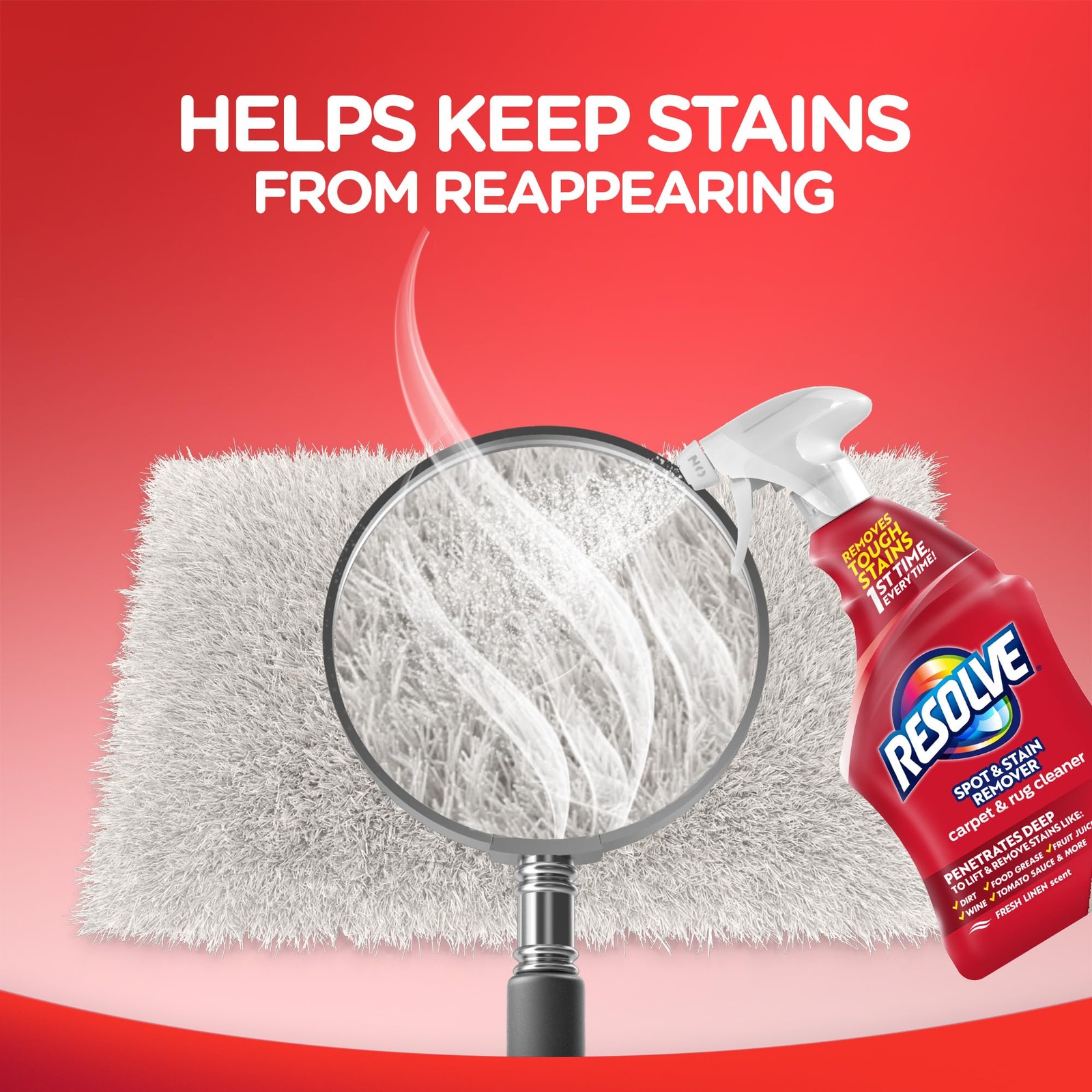 Resolve Carpet and Rug Cleaner Spray, Spot & Stain Remover, Carpet 22 Ounce