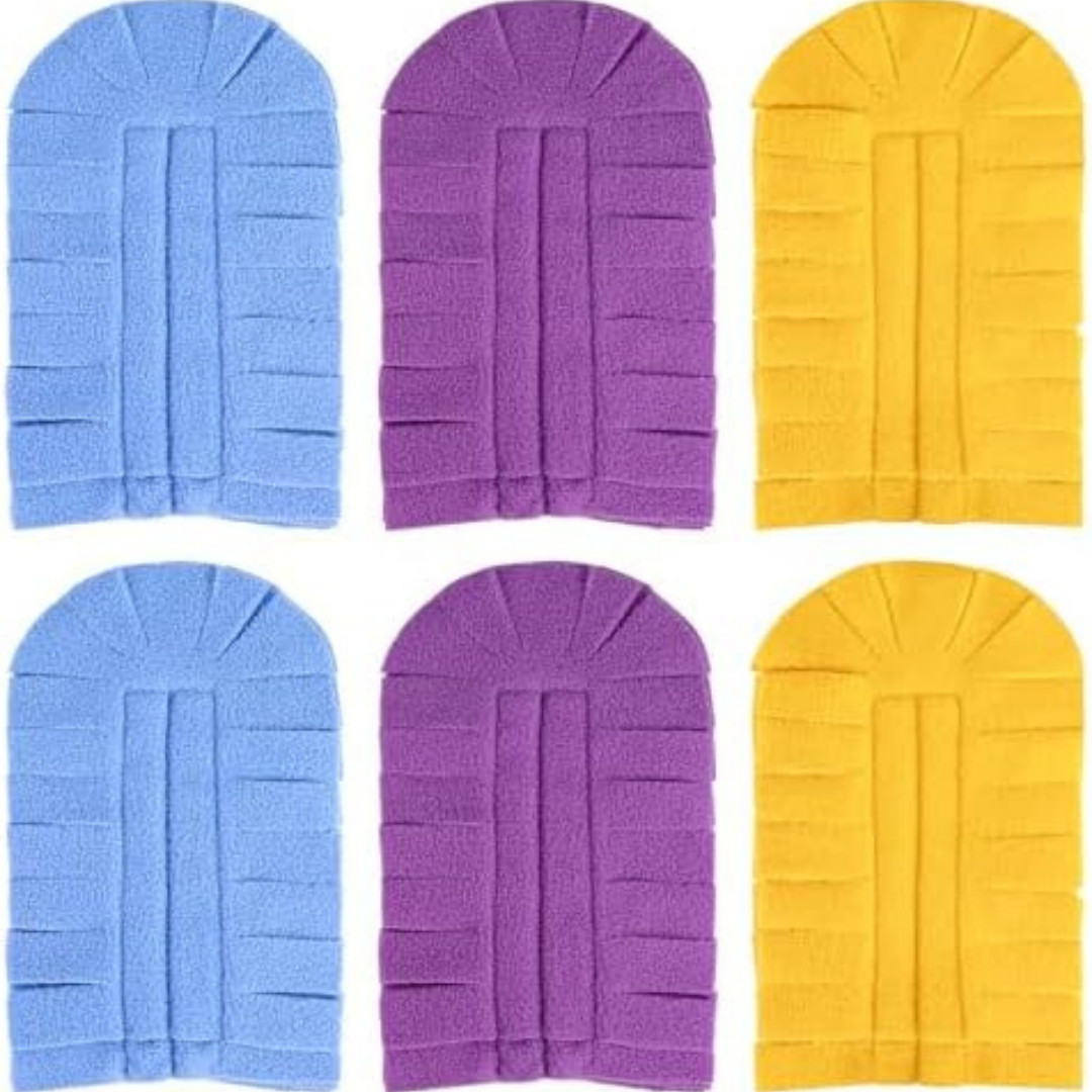 6 Pack Fleece Duster Refills 360° Reusable Duster Refills for Swiffer Washable