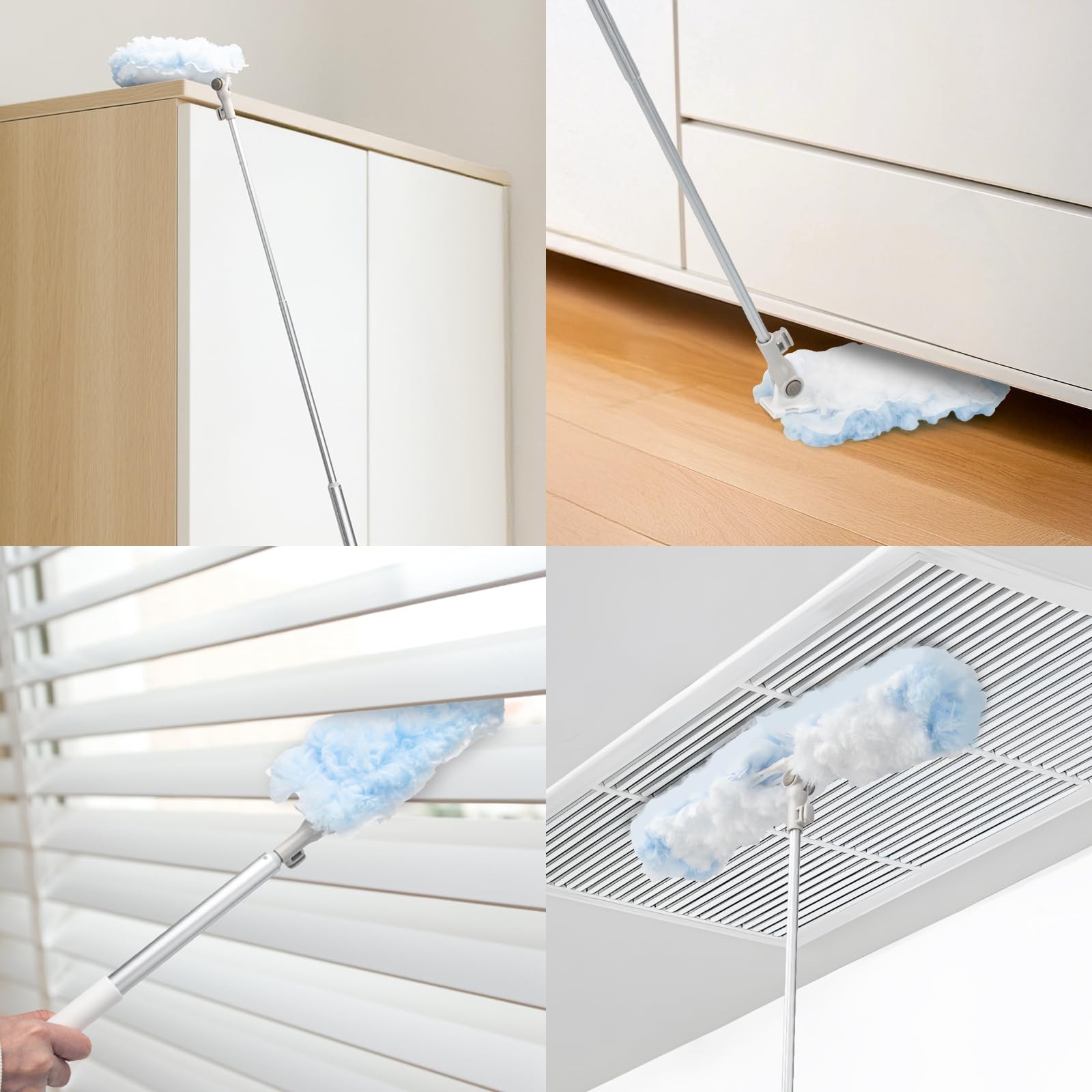 KeFanta Duster Refill Kit with 6 ft Super Extendable Handle Compatible with S…