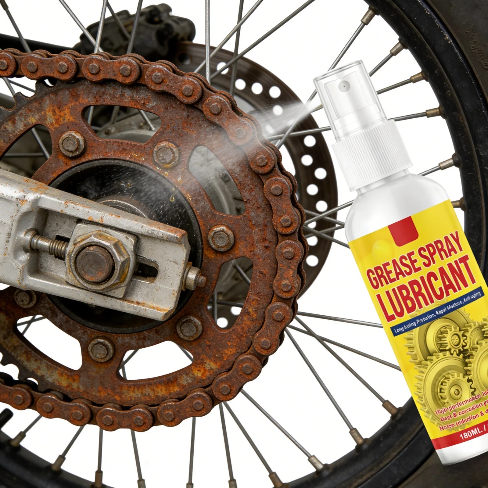 1-5X Anti-Rust Lubricant Spray & Rust Remover, Rust Removal Lubricant Spray