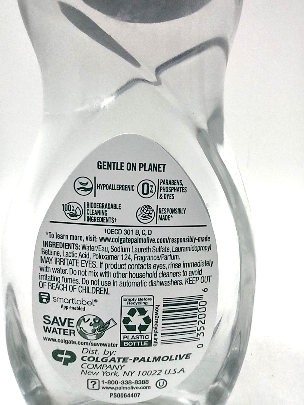 UltraPalmolive ( 4 PACK ) Liquid Dish Soap PURE + CLEAR Spring Fresh 9.7 oz Each