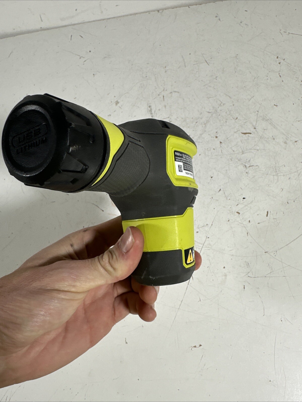 Ryobi Compact Size Power Scrubber Kit FVG51K Bare Tool No Battery Or Tip A-5