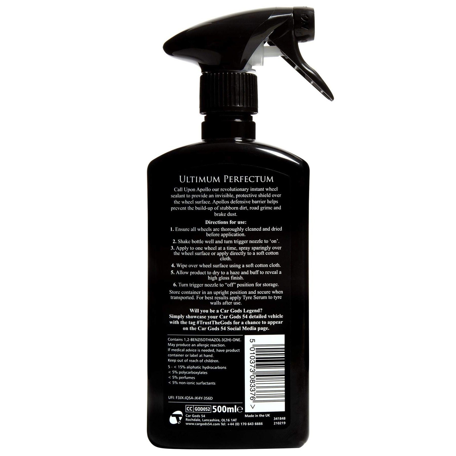 Car Gods Alloy Wheel Carnauba Wax Perfection Polish 17fl Oz