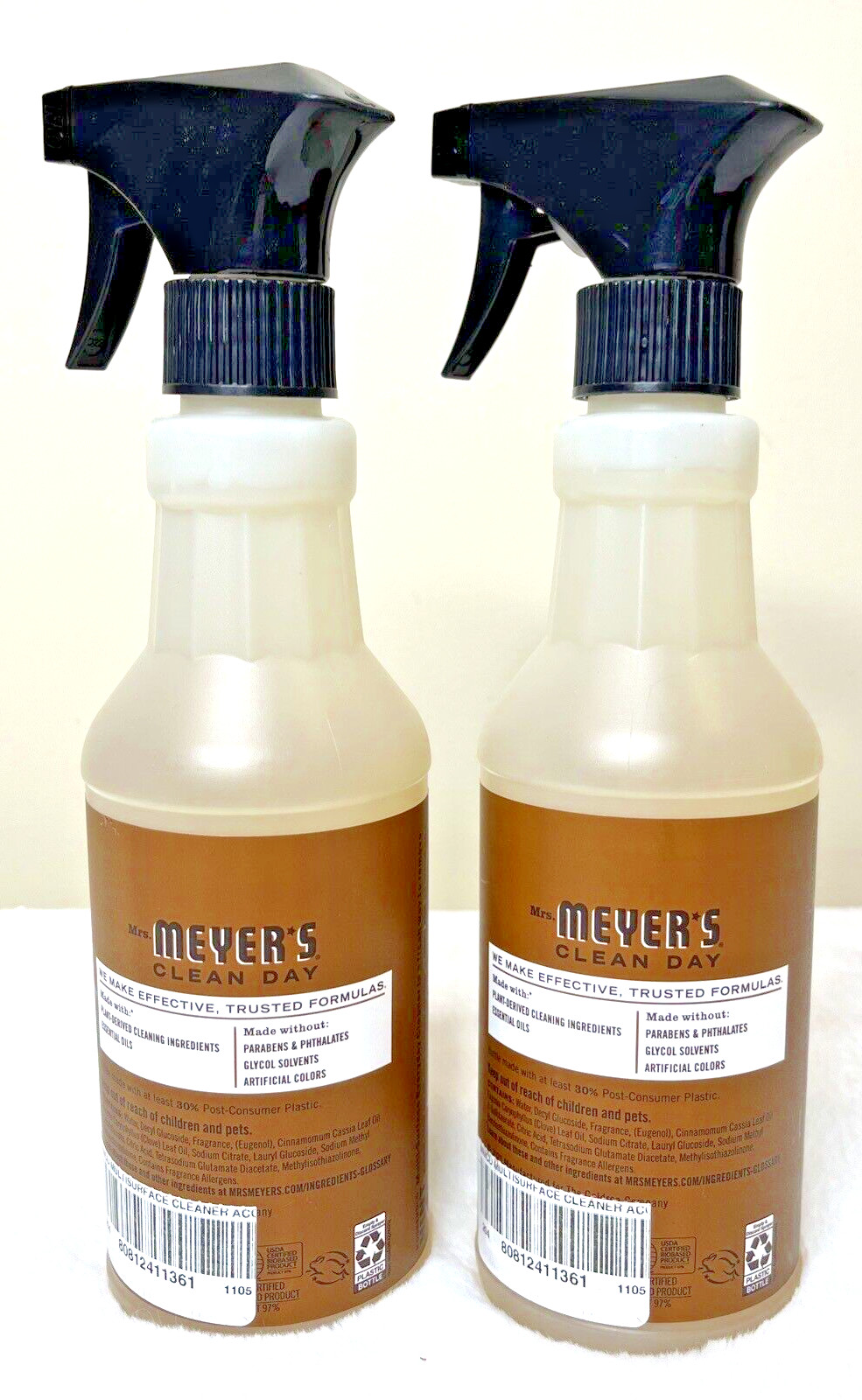 Mrs. Meyer’s All-Purpose Cleaner Spray, Acorn Spice, 16 fl. oz – Pack of 2
