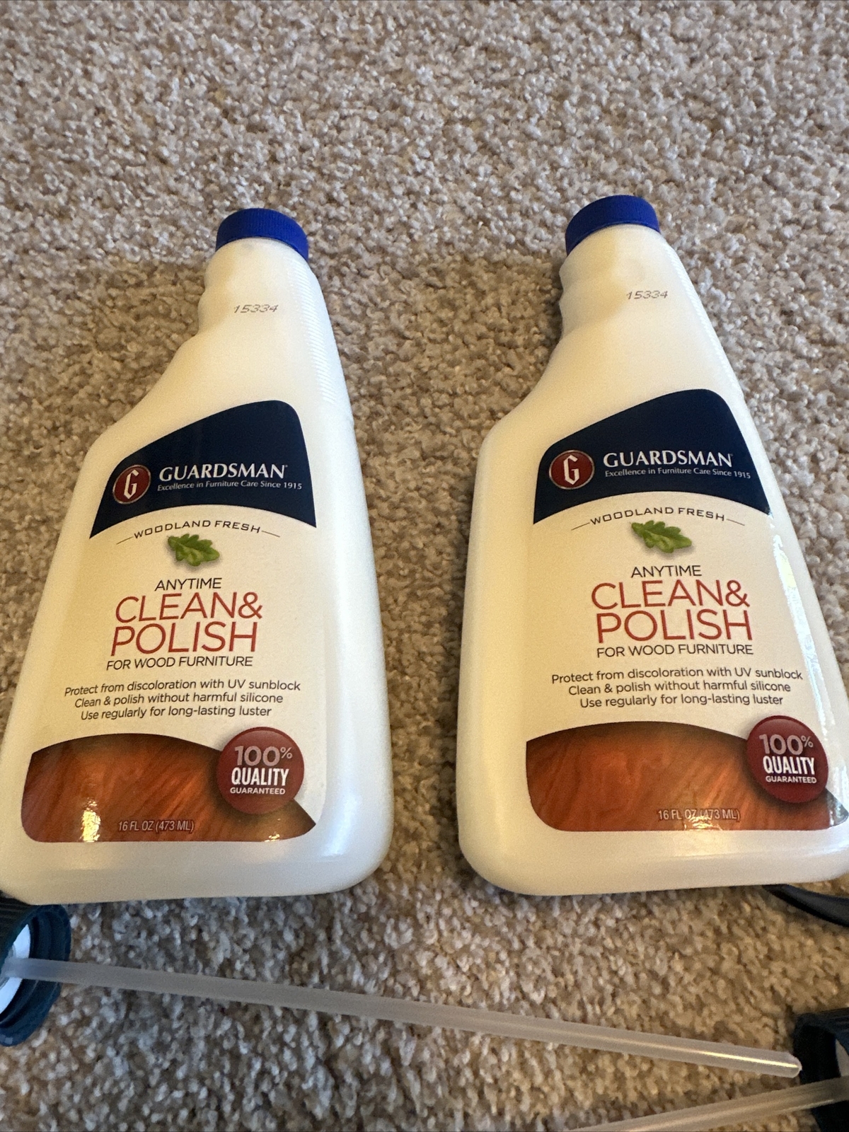 Guardsman Furniture Care Kit. Leather Cleaner, Hardwood, Dusted. Brand New