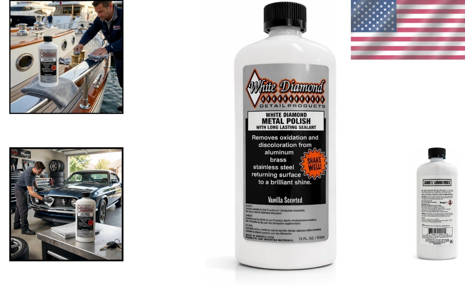 Long Lasting Metal Polish – 12 fl oz Cleaner and Protectant for Multi-Metal Use