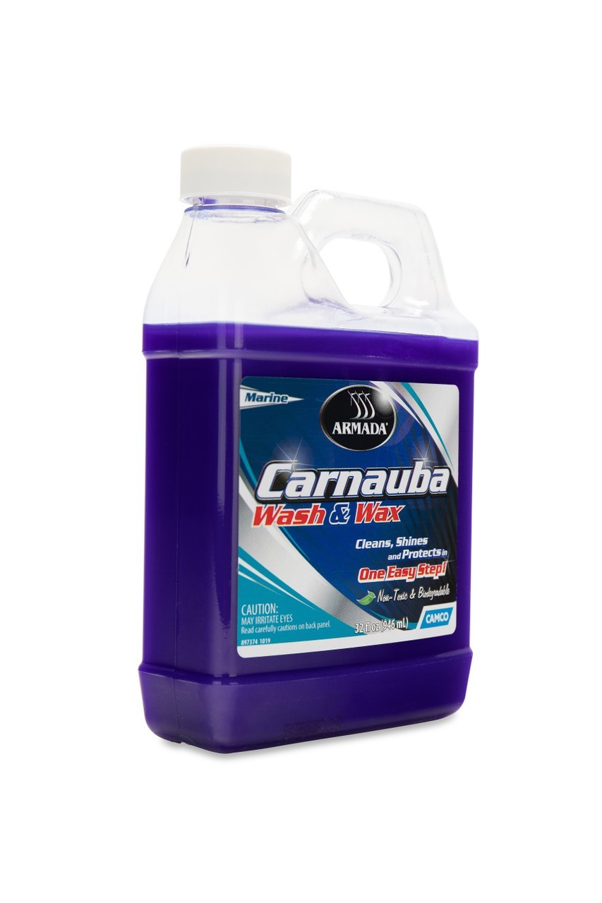 Camco Carnauba Non-Toxic / Biodegradable Wash & Wax 32oz. 40922