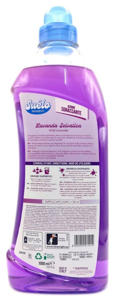Suèlo Floor Cleaner Bottle 1.0 L Wild Lavender