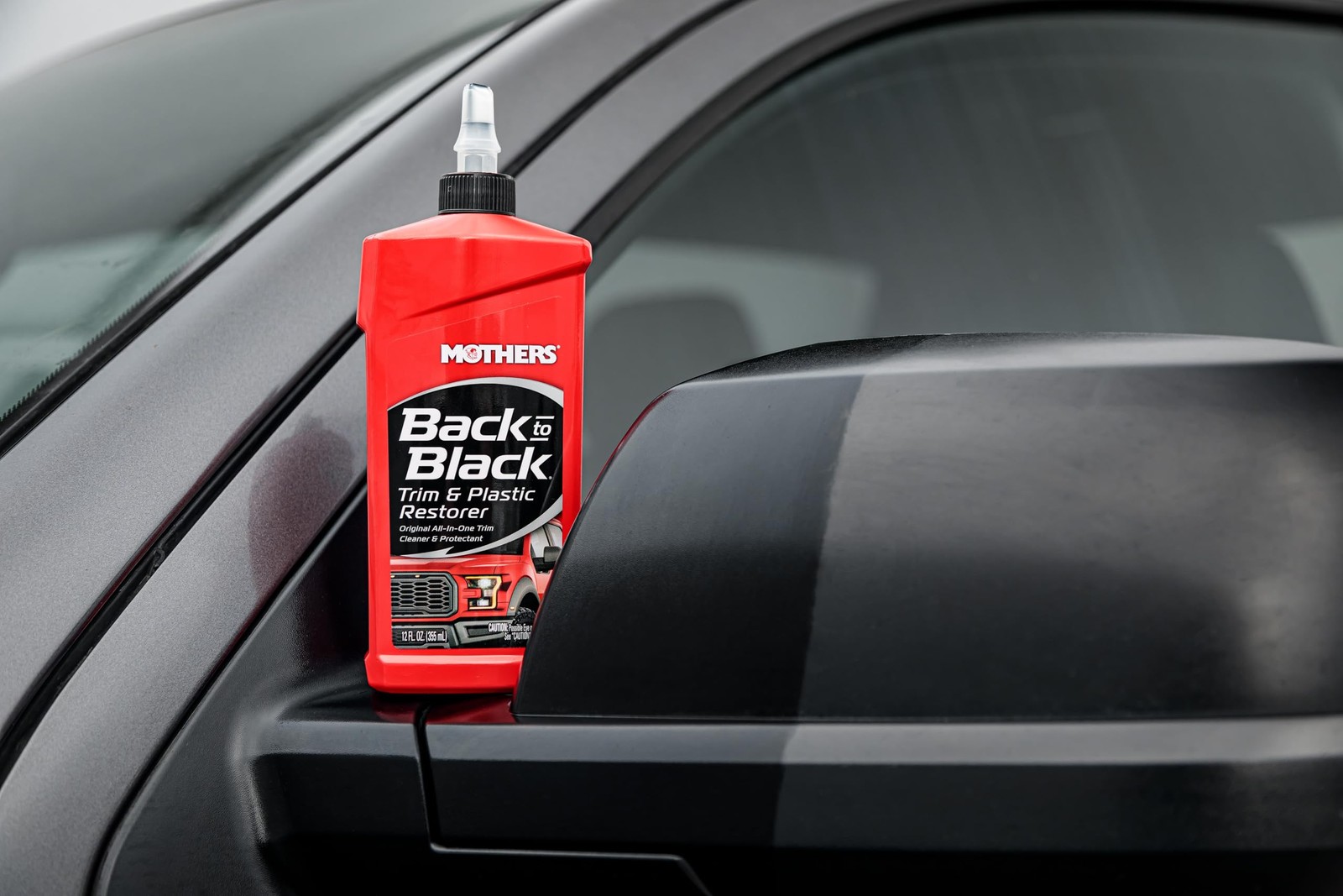 Back-to-Black Trim Plastic Restorer 12 oz Removes Oxidation Dirt Wax Residue