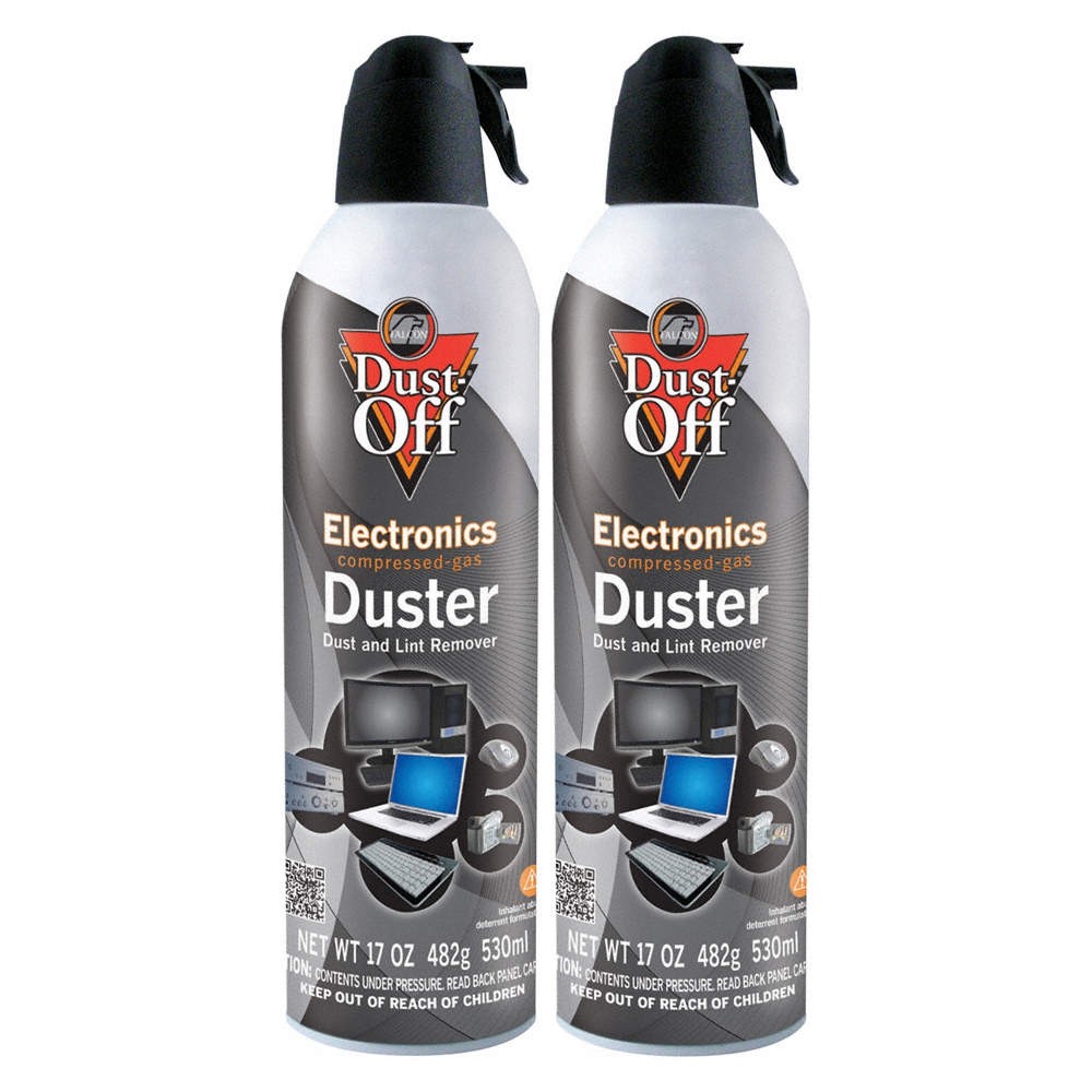 DUST-OFF DPSJMB2 Aerosol Duster,35oz Container,PK2 40KJ51