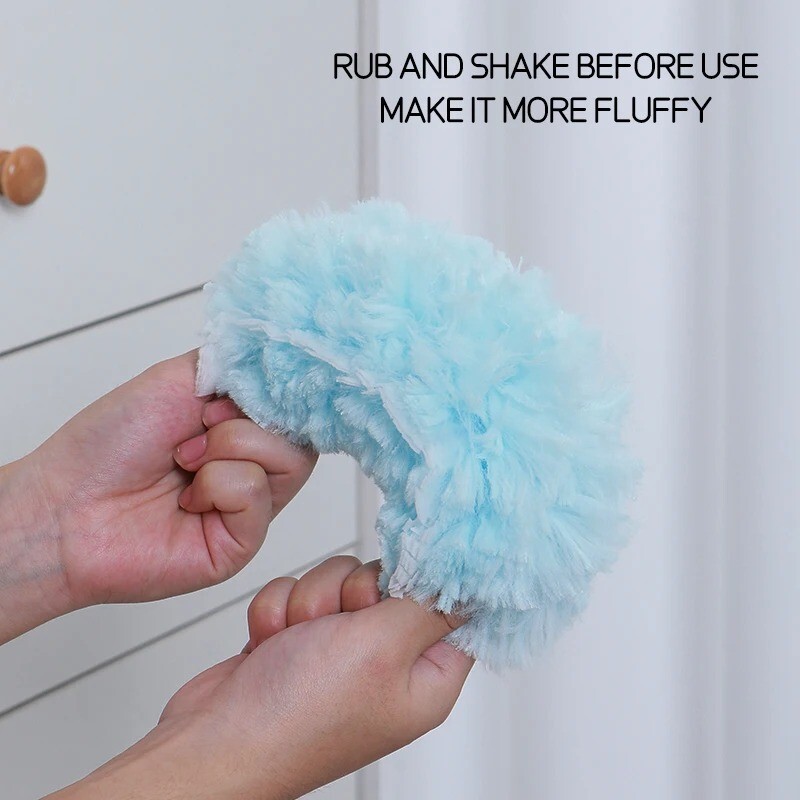 30 Pieces Duster Refills Disposable Duster Refills Compatible for Swiffer, Blue