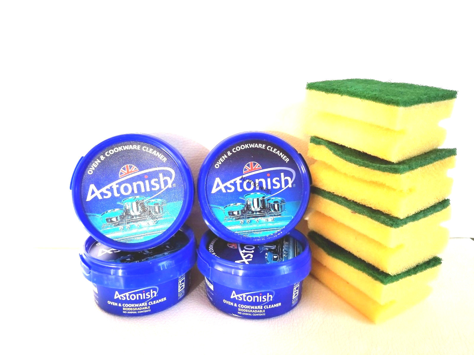 8-PACK Astonish Oven Cookware Cleaner | 8 x 8.4 oz +8 Scrubbers | As Seen on TV