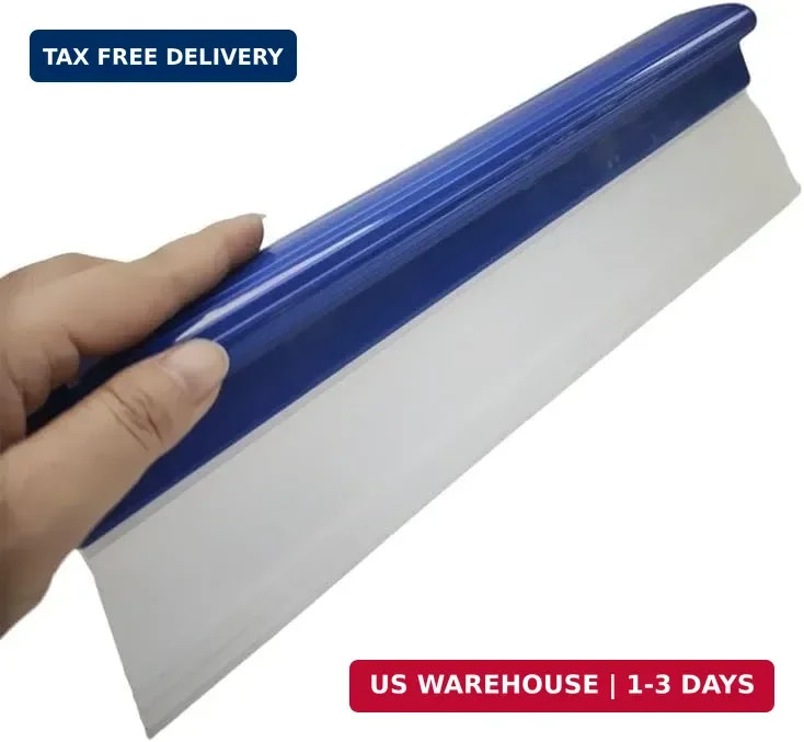 Flexible Silicone Water Car Squeegee, 12″ Automotive Car Window Water Wiper Blad