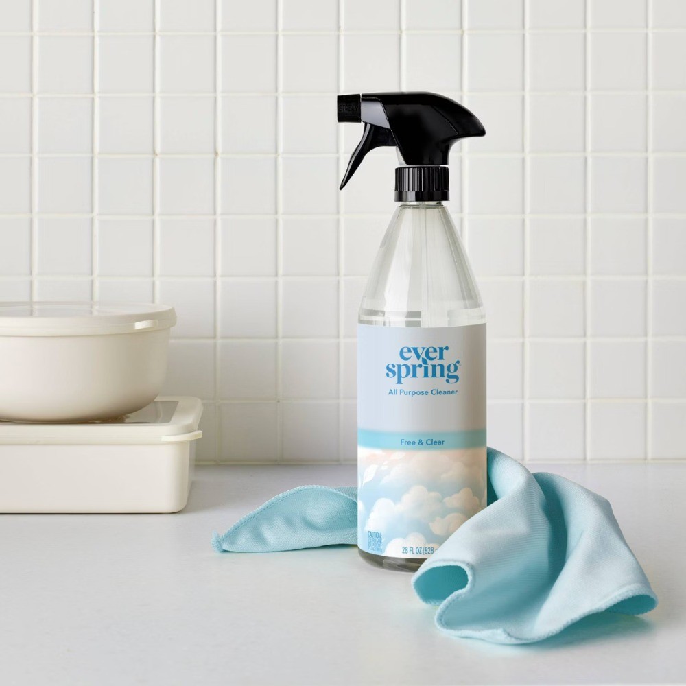 Unscented Free & Clear All Purpose Cleaner – 28 fl oz – Everspring™