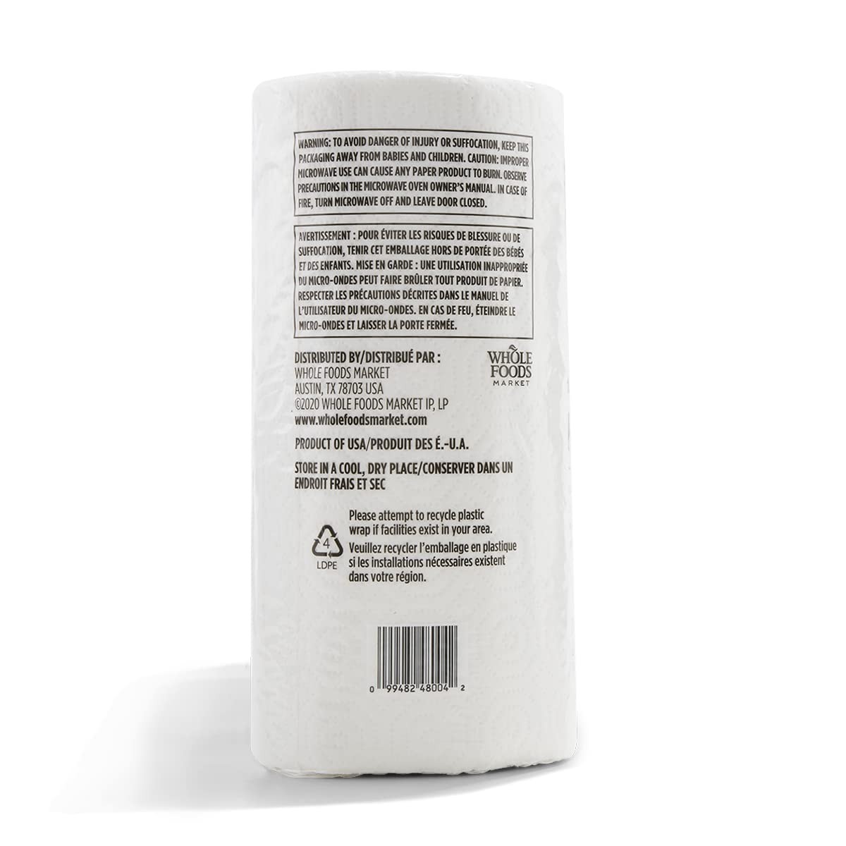 365 By WFM, 100% Recycled Jumbo Paper Towels, 135 Sheets Per Roll,3 Count-1 Box
