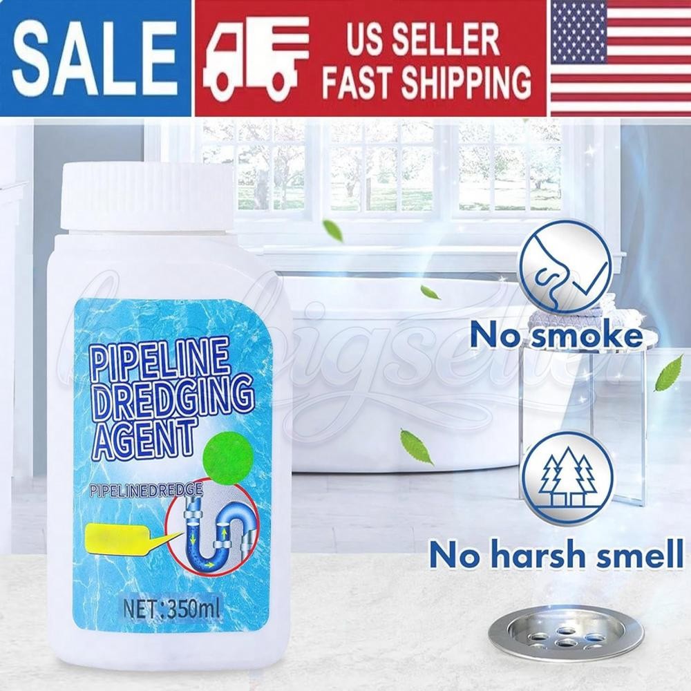Sink Drain Cleaner Powerful Pipeline Unclog Agent Heavy Duty Toilet Tub Cleaner