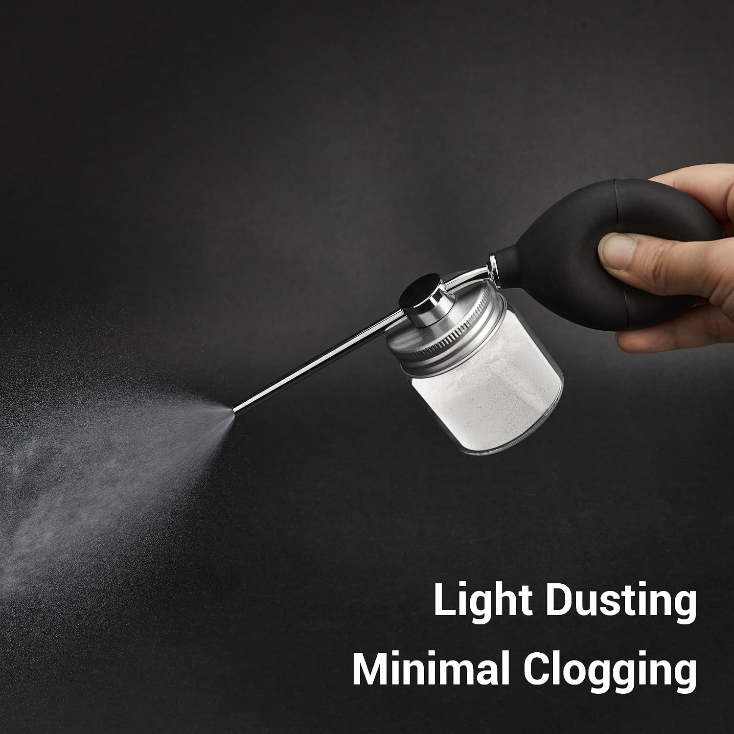 Diatomaceous Earth Powder Duster with Air Mixing for Precise Application