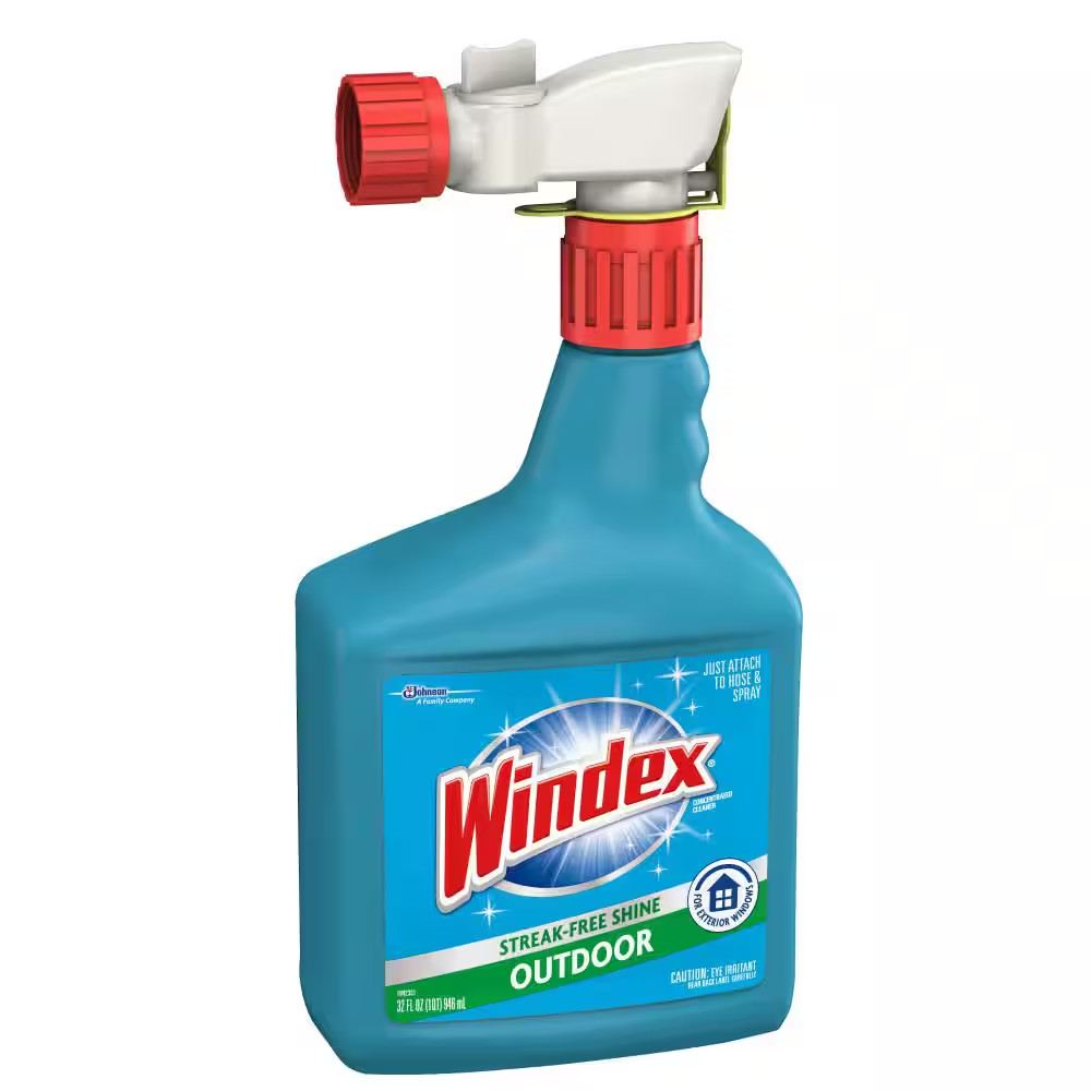 32 Fl. Oz. Blue Bottle Outdoor Glass Cleaner Sprayer (2-Pack)