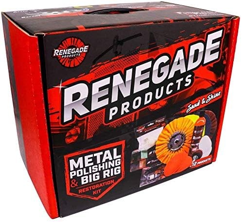 Renegade Products Big Rig & Semi Truck Metal Polishing Complete Kit with Buff…