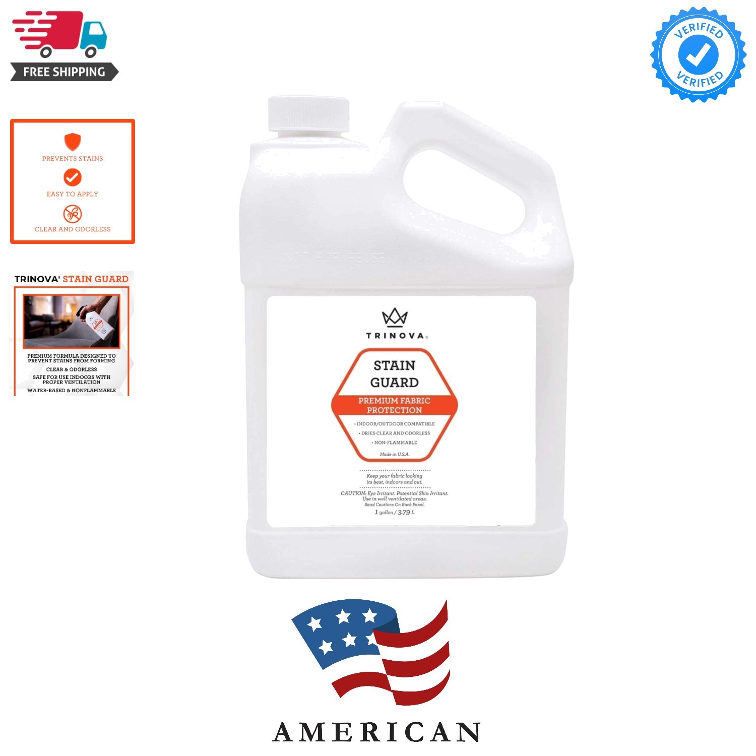 Non-Aerosol Stain Guard – Fabric Protection Spray for Upholstery, Carpet, Rug…