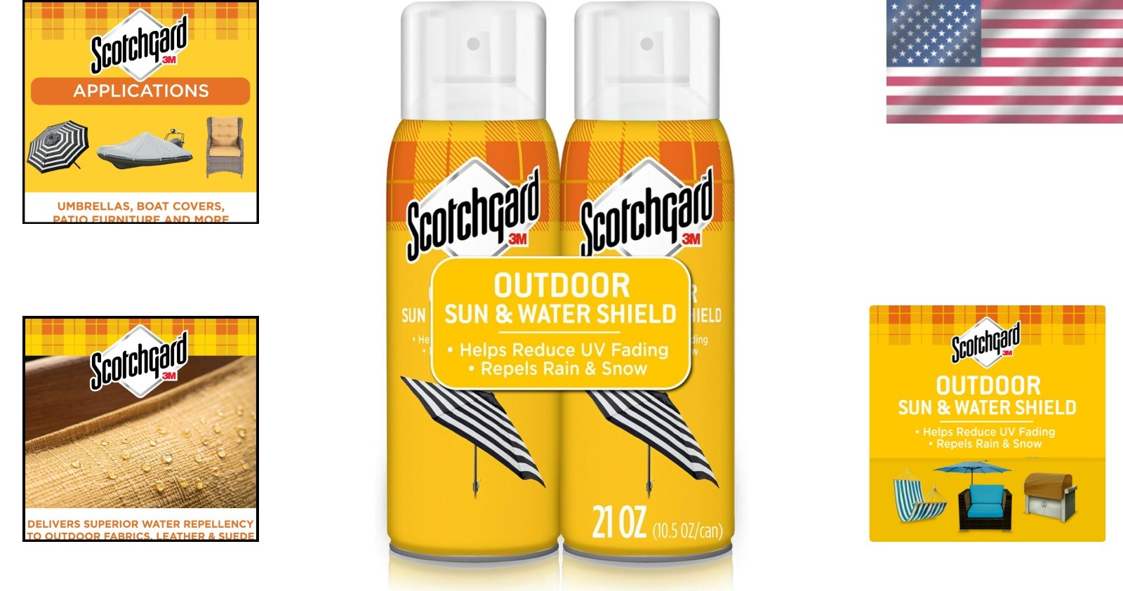 Ultimate Outdoor Protection – Scotchgard Sun & Water Shield 10.5 Oz (2 Cans)