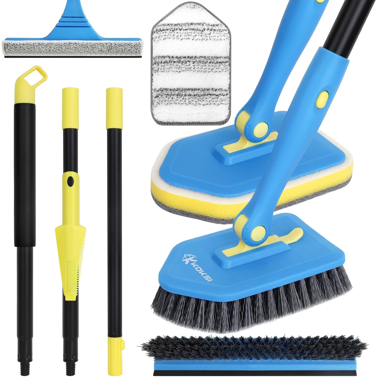 KOKSI Cleaning Brush for Bathroom Kitchen Bathtube Toilet All Purpose Sponge