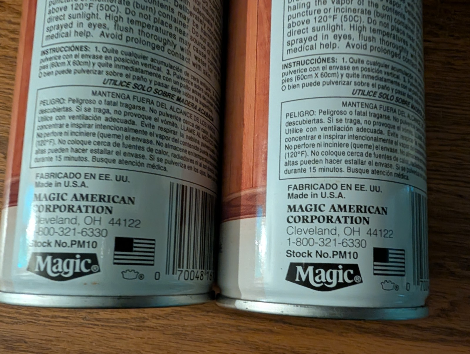 Lot of 2 Vintage Panel Magic 130z Cleans & Beautifies Panel & Trim 95+% Full
